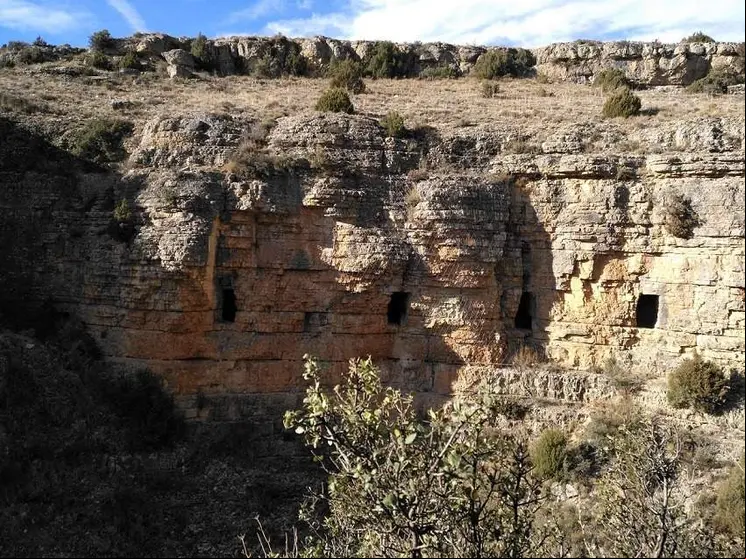 acueducto romano albarracin cella