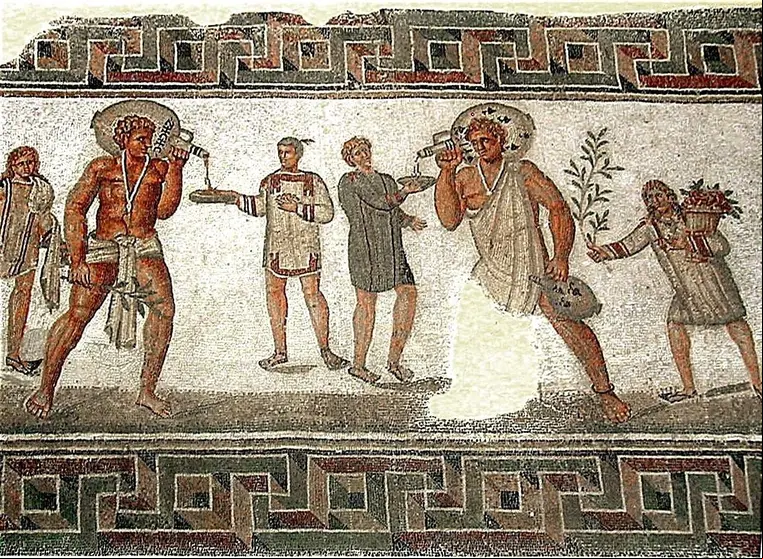<p> </p>
<p>Mosaico de Duogga, Túnez (siglo ii). Wikiwand</p>