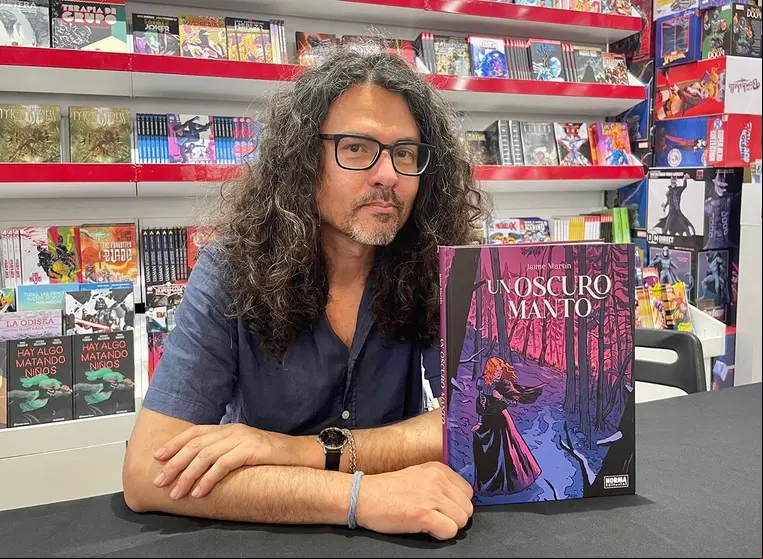 Jaime Martín, autor de “Un oscuro manto”
