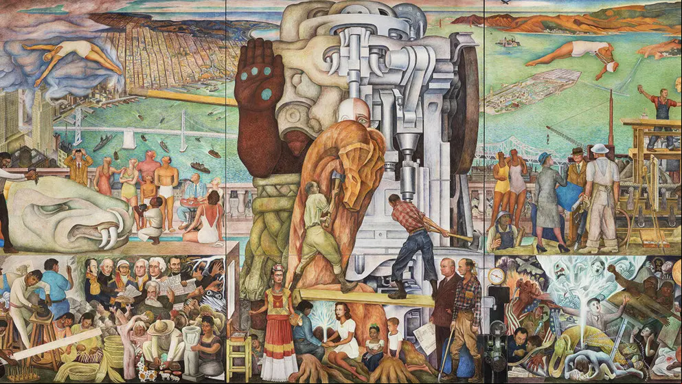 "Unidad Panamericana", por Diego Rivera