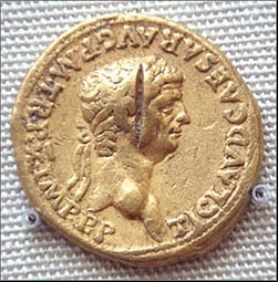Moneda del emperador Claudio