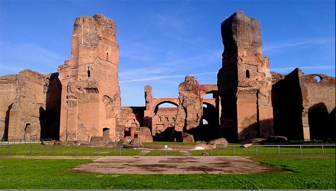 Termas de Caracalla en Roma.