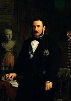 Luis José Sartorius, por Vicente Esquivel. 1878. (Congreso de los Diputados de España).