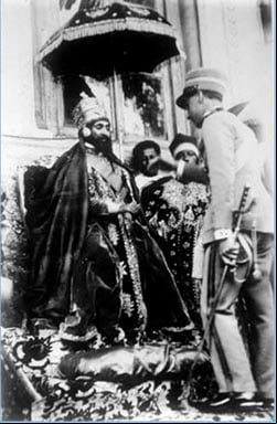 Coronación de Haile Selassie
