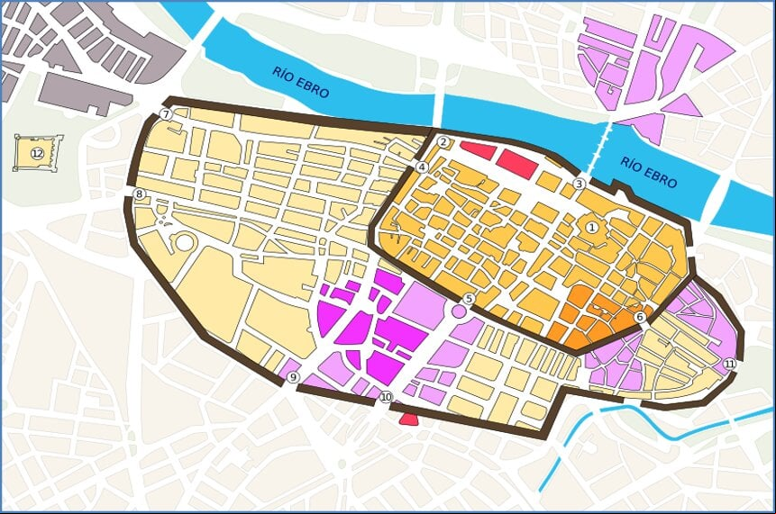 Mapa de Saraqusta