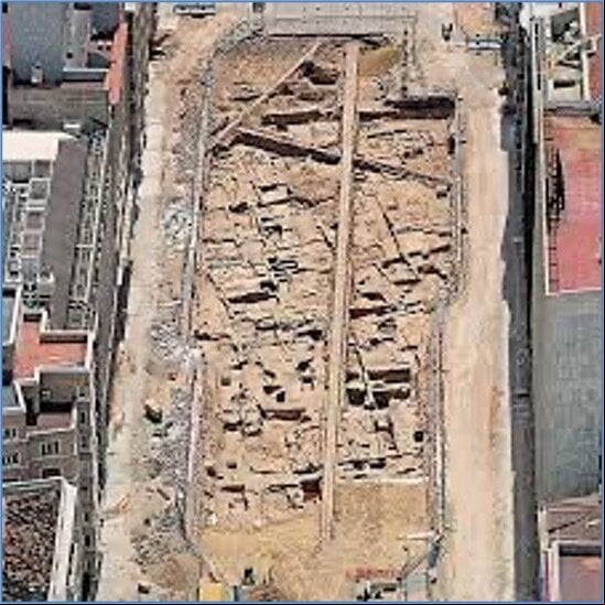 Restos musulmanes recientemente excavados en Zaragoza