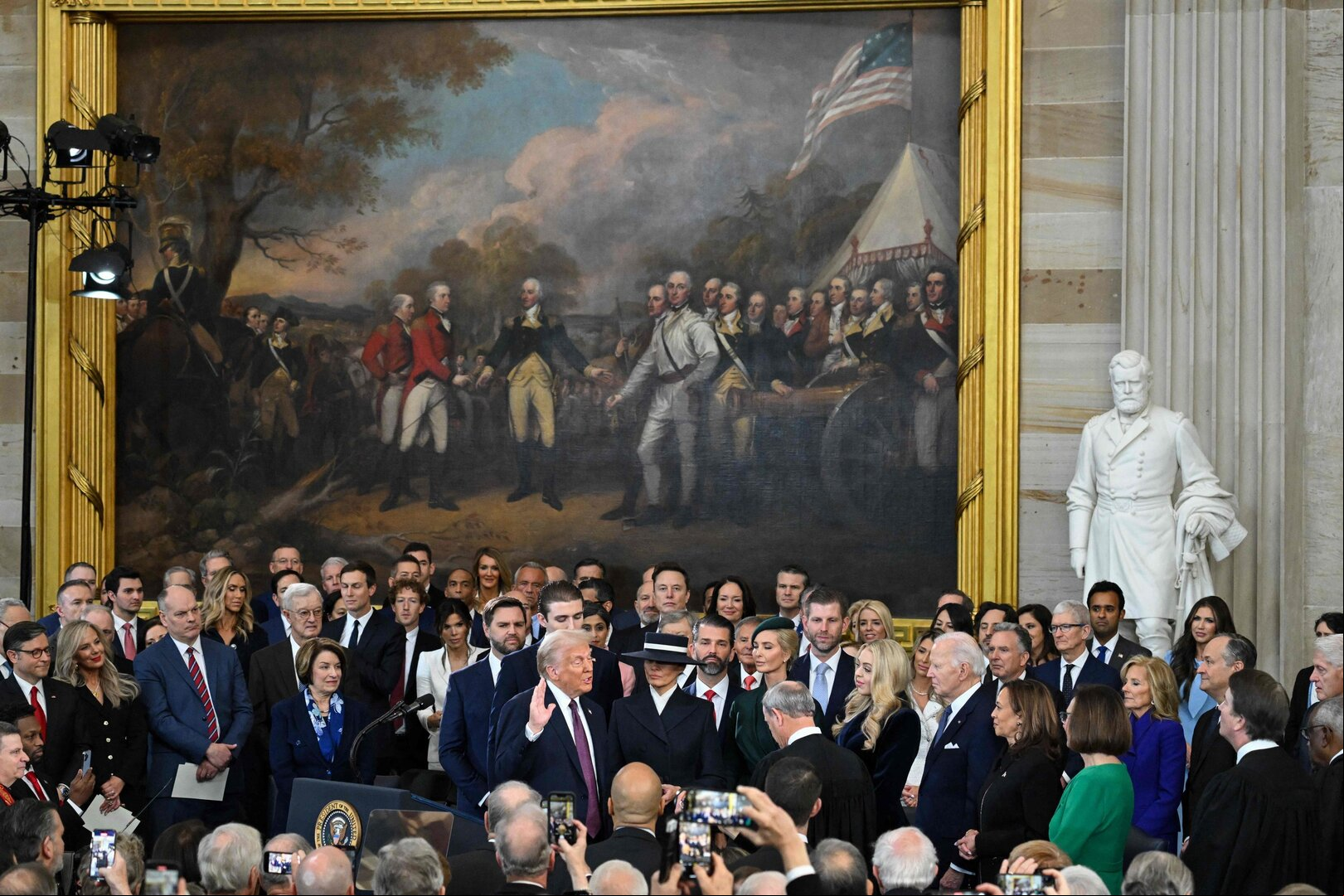 Capitolio para la toma de posesión de Trump