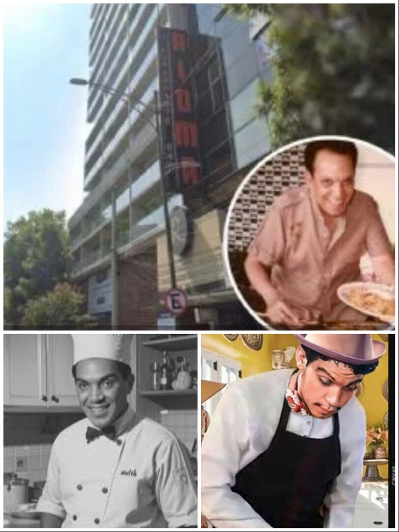 Collage Cantinflas cocinero