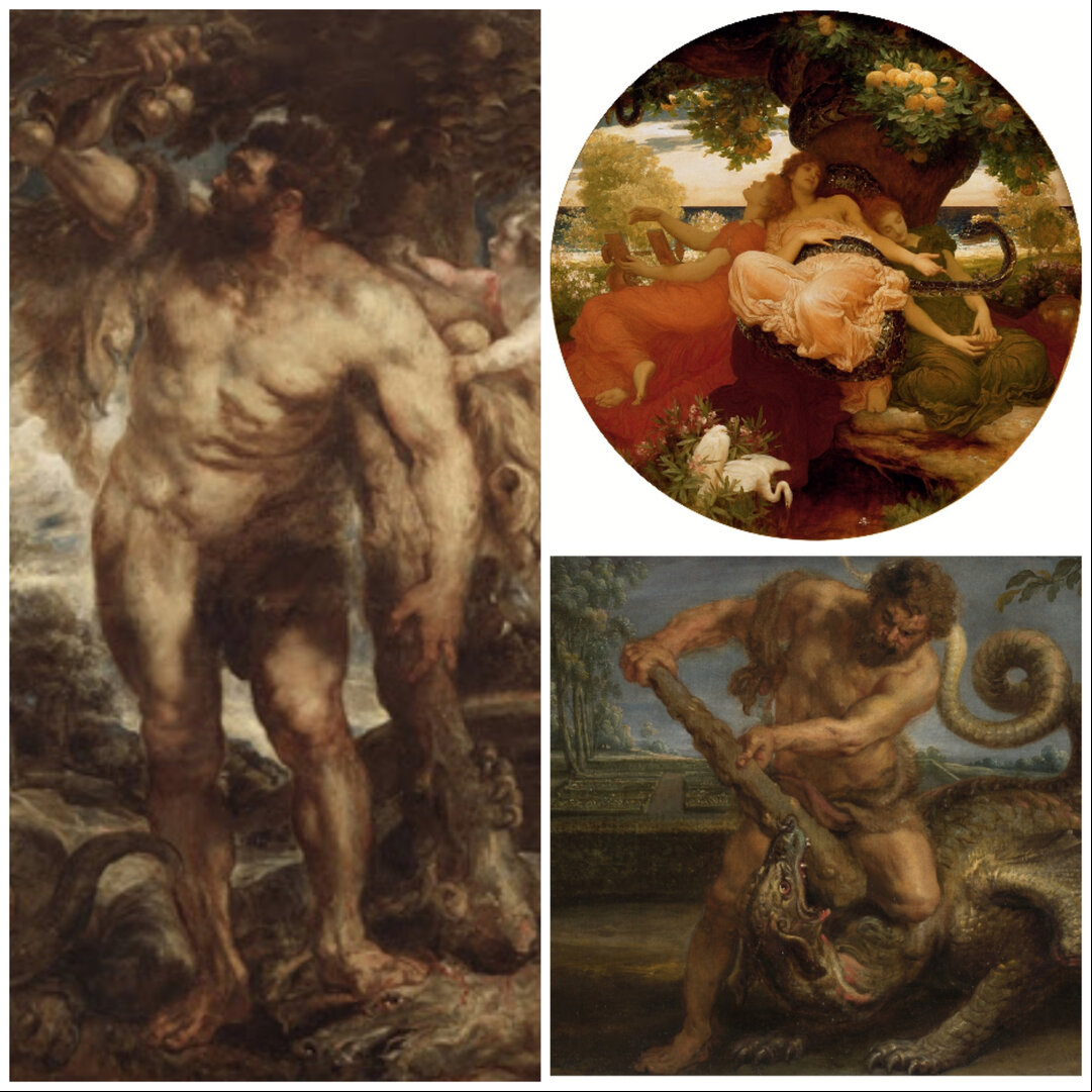 Las Hesperides y Hércules por Juan Pablo Rubens