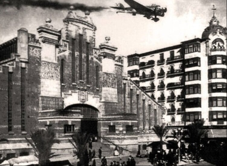 Recreación imagenn del bombadel de 25-05-1938)